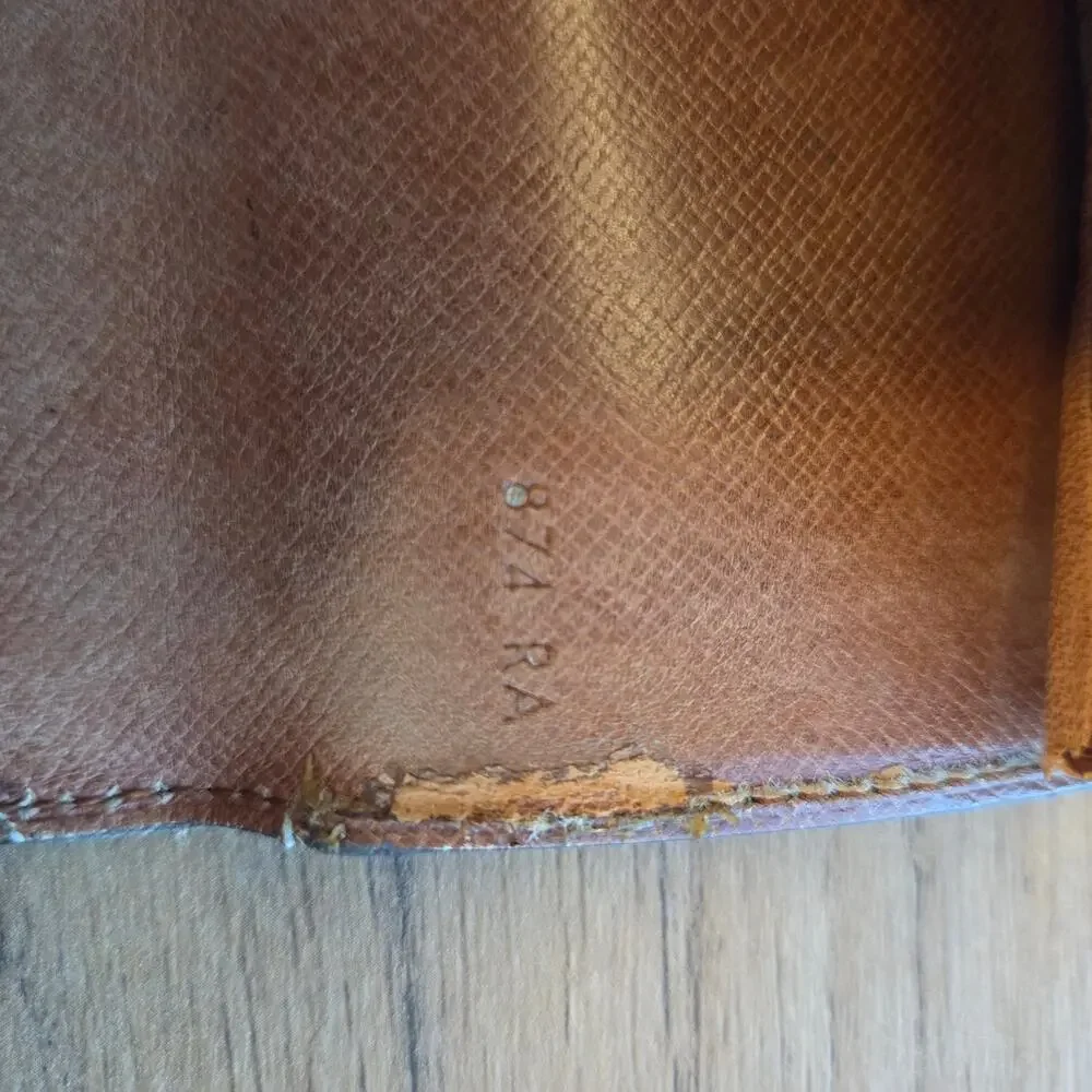 Louis Vuitton Monogram Business Card Holder Envelope Wallet Made in France - Picture 4 of 6